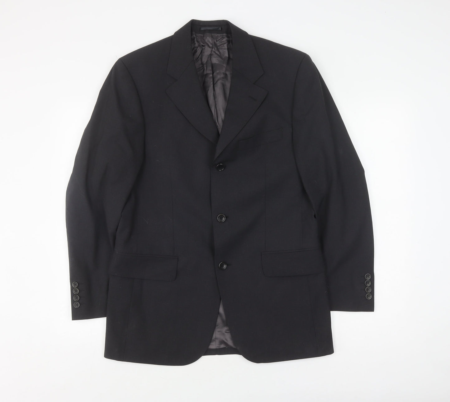 Mens UK Size 36 Van Gils Regular Black Suit Jacket