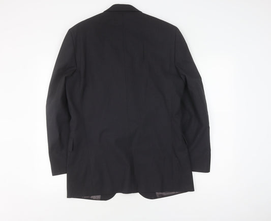 Mens UK Size 36 Van Gils Regular Black Suit Jacket