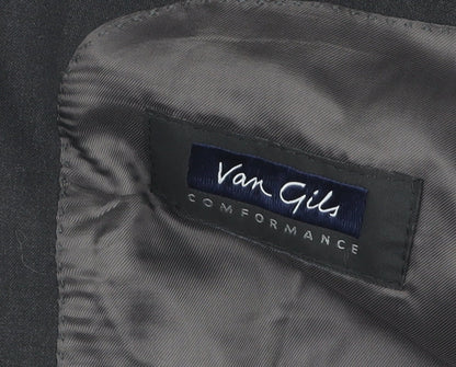 Mens UK Size 36 Van Gils Regular Black Suit Jacket