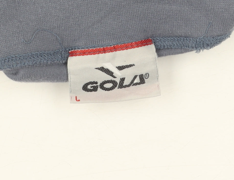 Gola Blue Cotton Pullover Sweatshirt - Size L