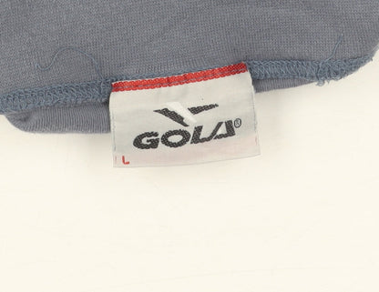 Gola Blue Cotton Pullover Sweatshirt - Size L