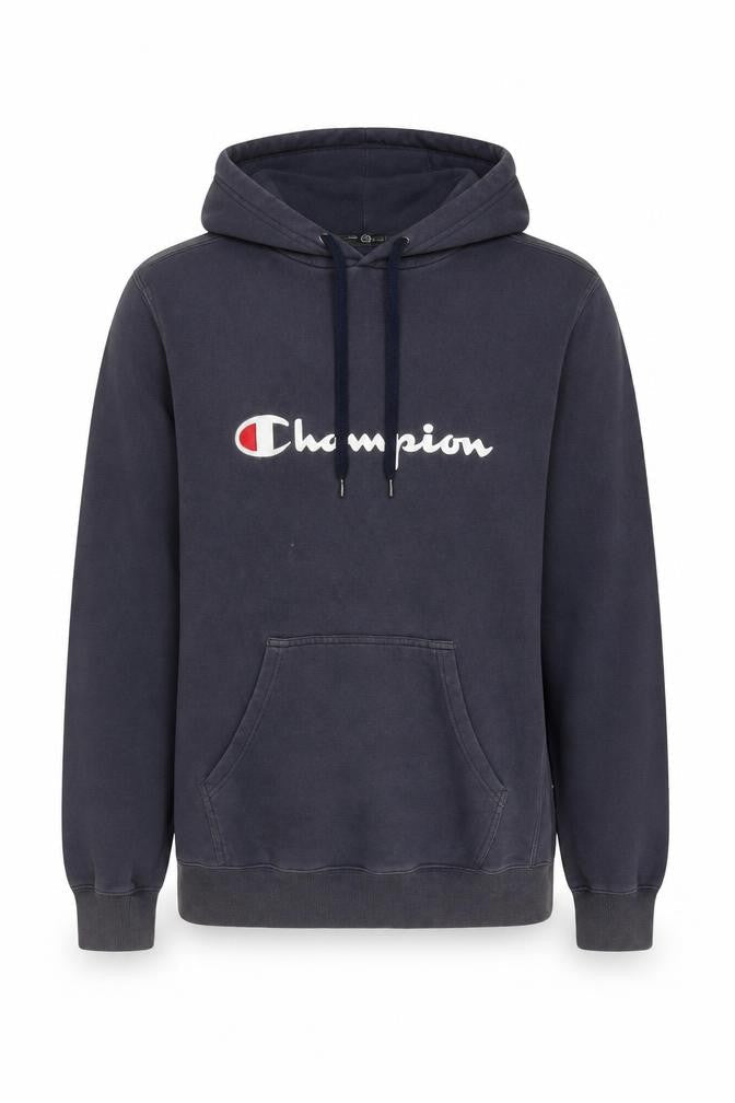 Mens UK Size L Champion Black Pullover Hoodie