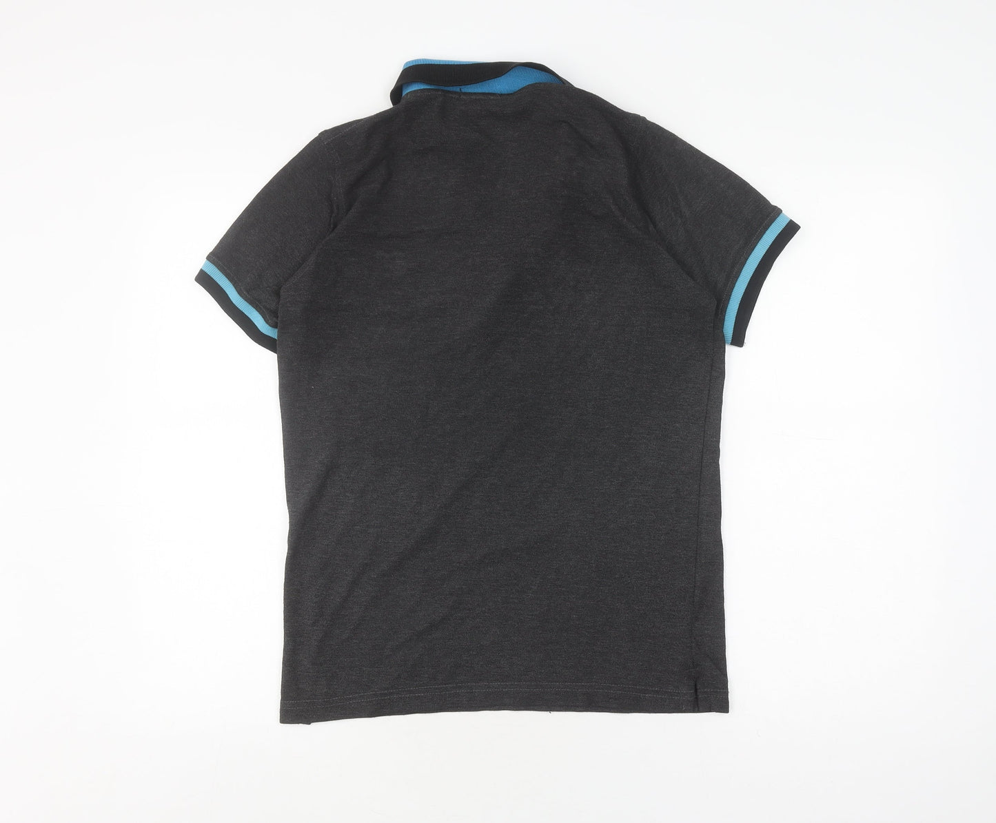 Voi Jeans Men's Black Polo Shirt Size M