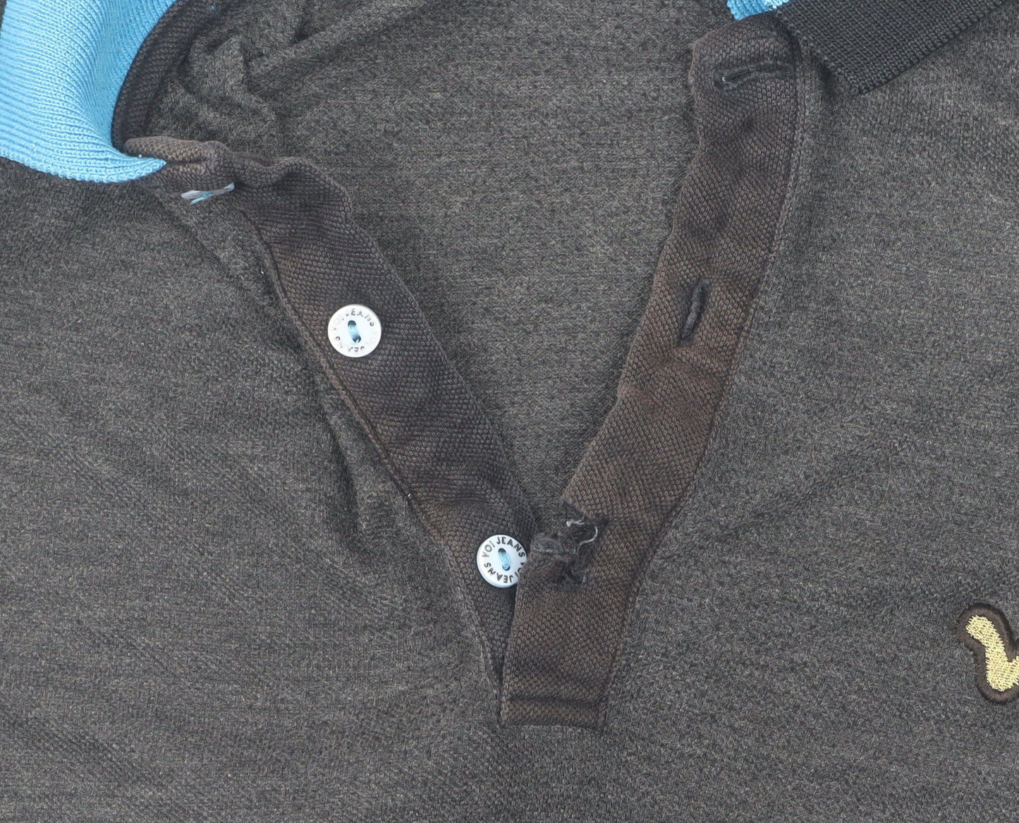 Voi Jeans Men's Black Polo Shirt Size M