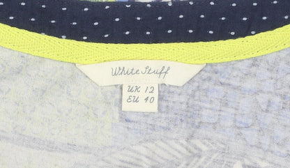 White Stuff Women's Multicoloured Patchwork Dress, Size 12