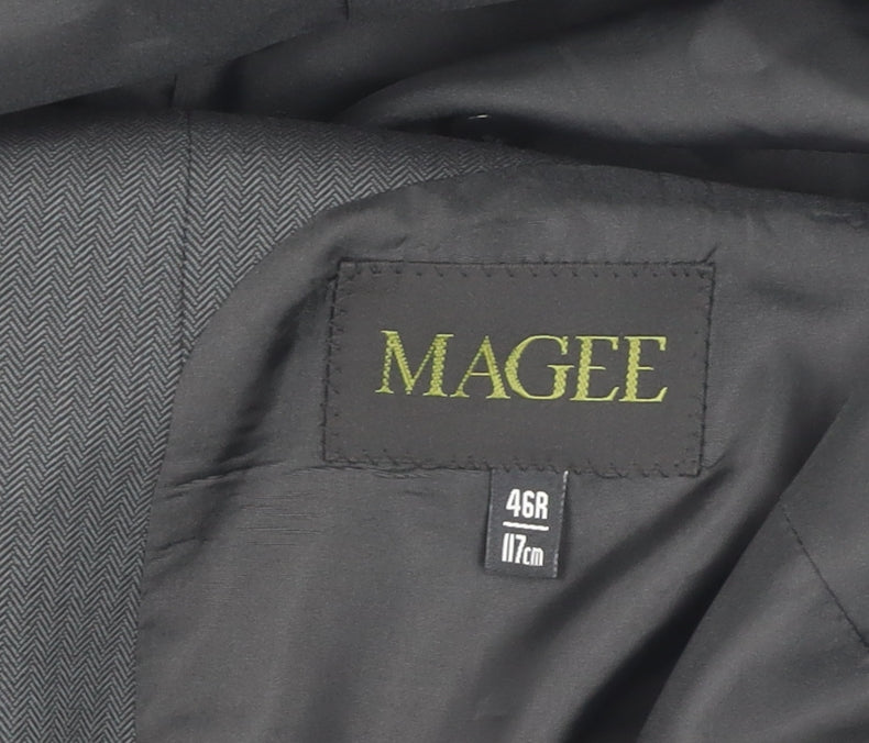 Mens UK Size 46 Magee Regular Grey Suit Jacket