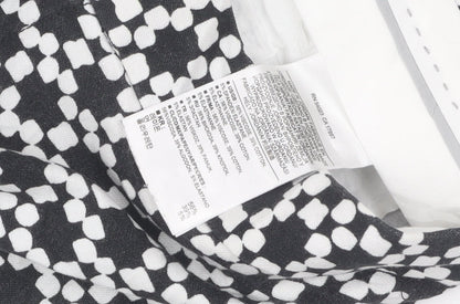 Banana Republic Women's Black Geometric Trousers, Size S