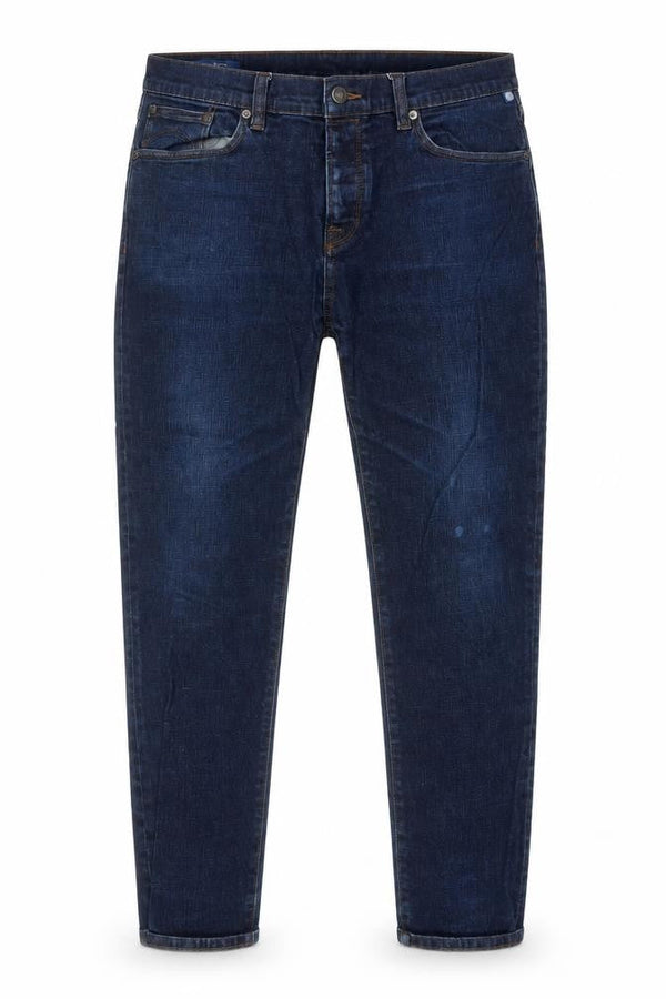 Front view of Pretty Green Blue Straight Jeans - unisex, size L