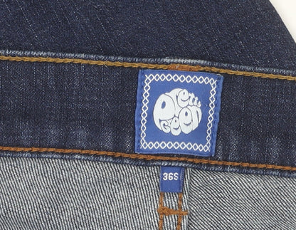 Pretty Green Blue Straight Jeans - Unisex, Size L