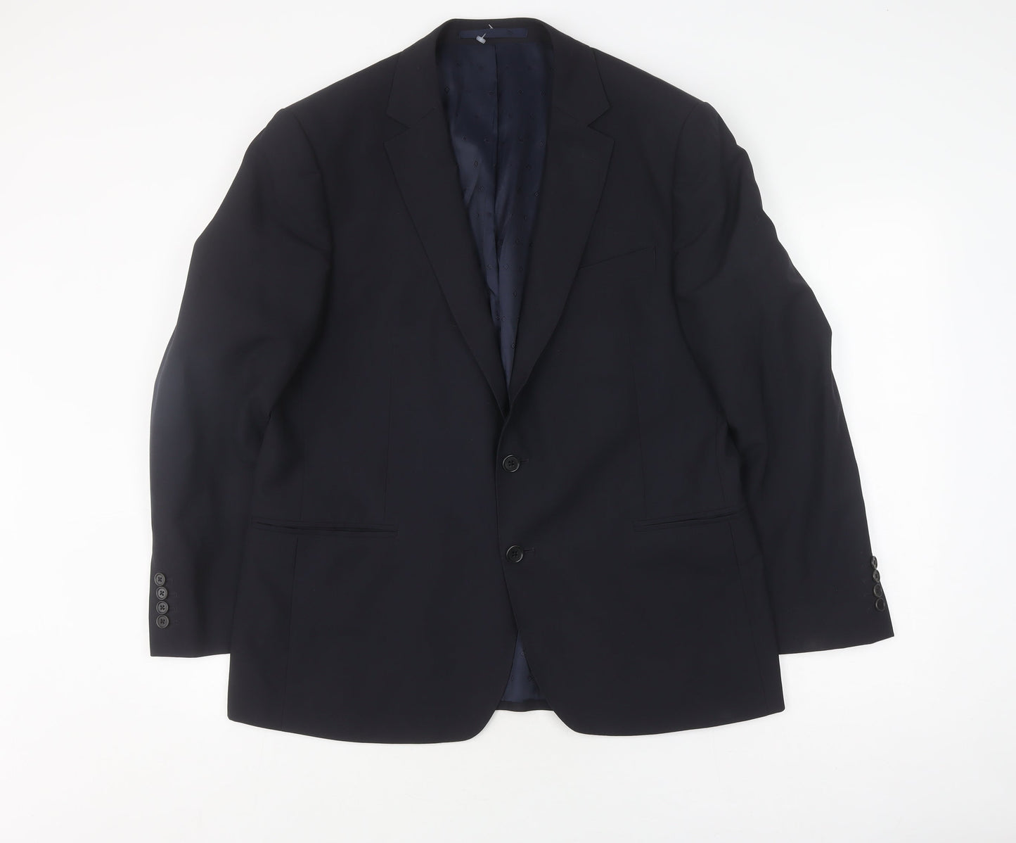 Austin Reed Men's Blue Suit Jacket 44S Classic Fit