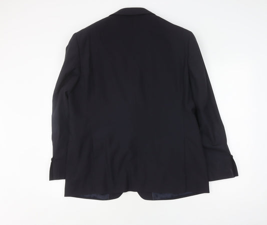 Austin Reed Men's Blue Suit Jacket 44S Classic Fit