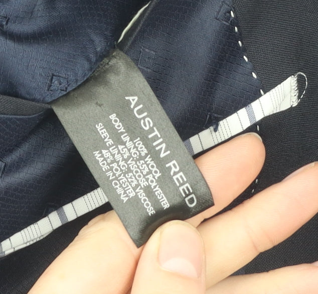 Austin Reed Men's Blue Suit Jacket 44S Classic Fit