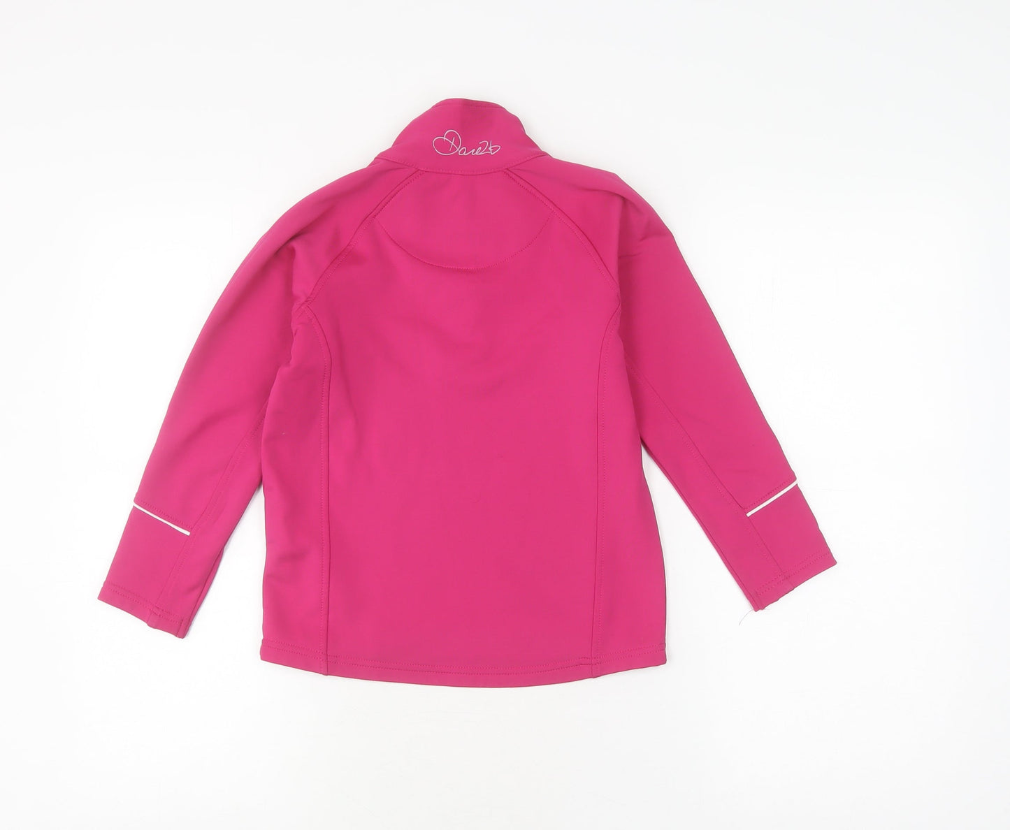 Dare 2b Girls Pink Hoodie, Size 7-8, Lightweight Fleece Jacket