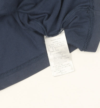 Adidas Men's Blue Graphic Print T-Shirt - M