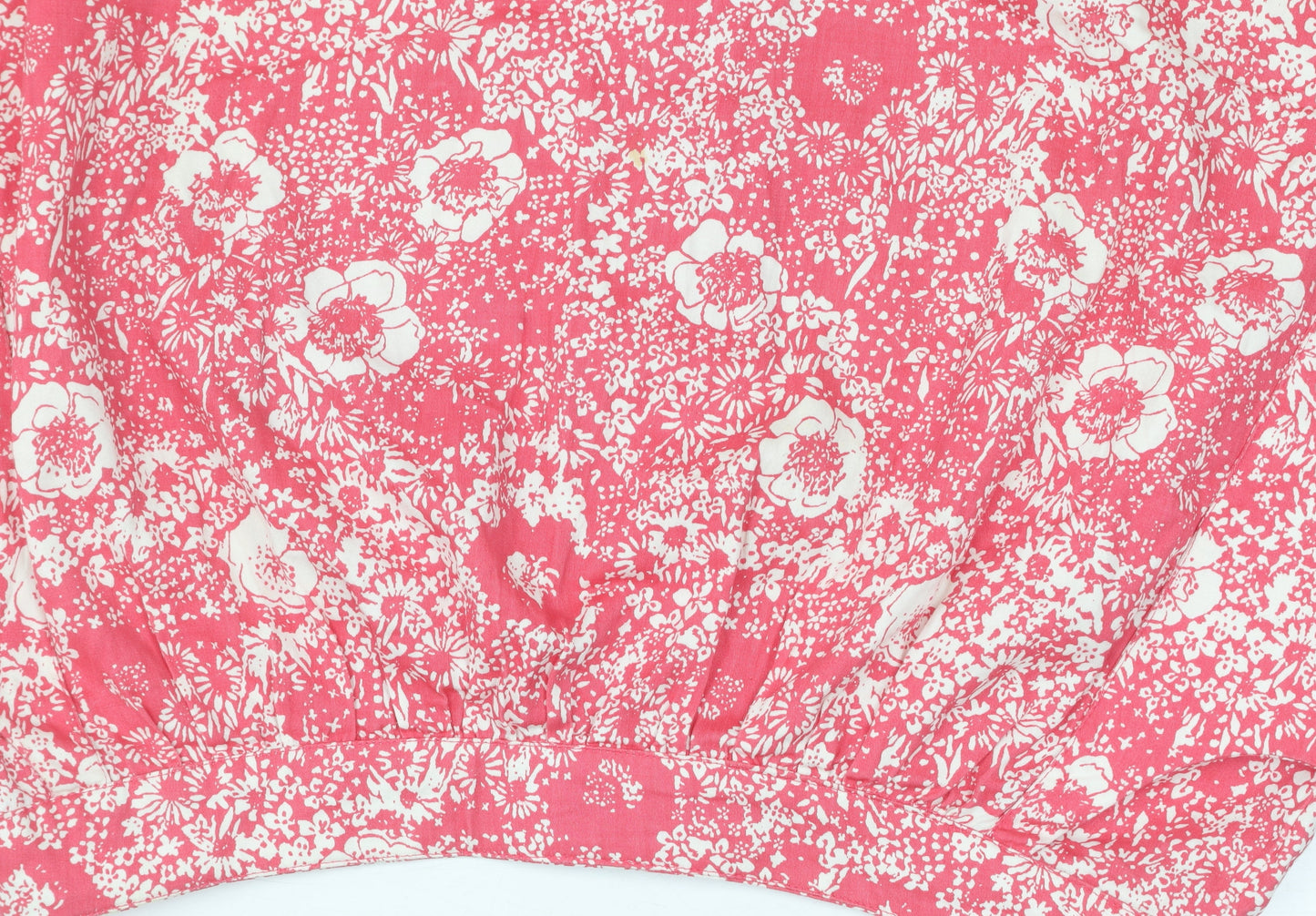 Laura Ashley Women's Pink Floral A-Line Skirt, Size 12