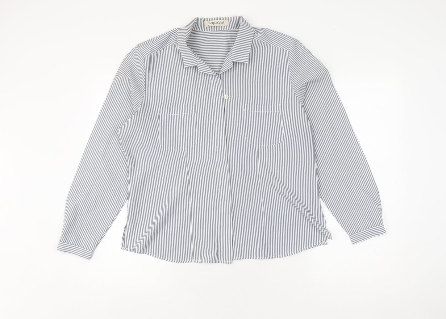 Jacques Vert Women's Blue Striped Nightshirt Size 12