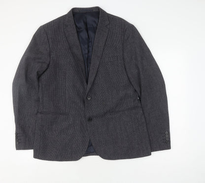Mens UK Size 42 Jasper Conran Regular Grey Suit Jacket