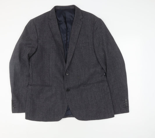 Mens UK Size 42 Jasper Conran Regular Grey Suit Jacket