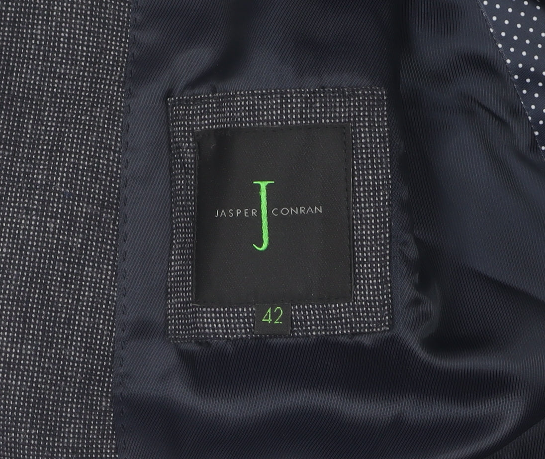Mens UK Size 42 Jasper Conran Regular Grey Suit Jacket