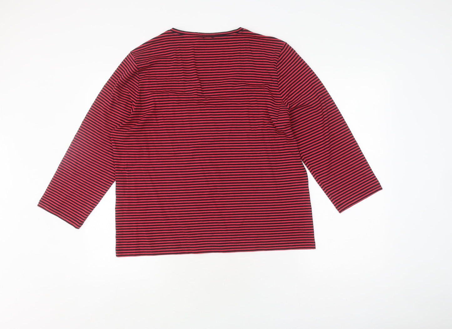 Womens UK Size XL Viyella Red Basic T-Shirt
