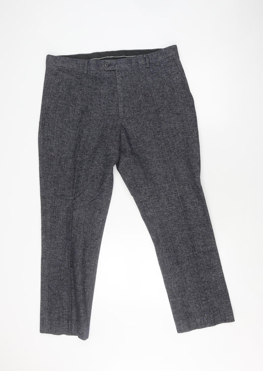 Mens UK Size 46S Cavani  Formal Grey Trousers