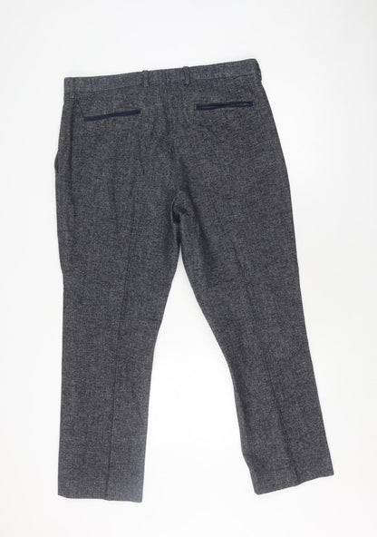 Mens UK Size 46S Cavani  Formal Grey Trousers
