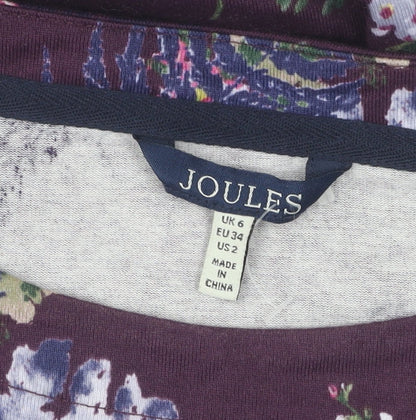 Womens UK Size 6 Joules Multicoloured Tunic Blouse