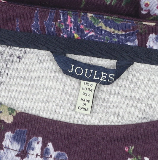 Womens UK Size 6 Joules Multicoloured Tunic Blouse
