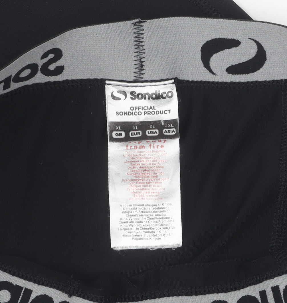 Sondico Men's Black Compression Leggings XL