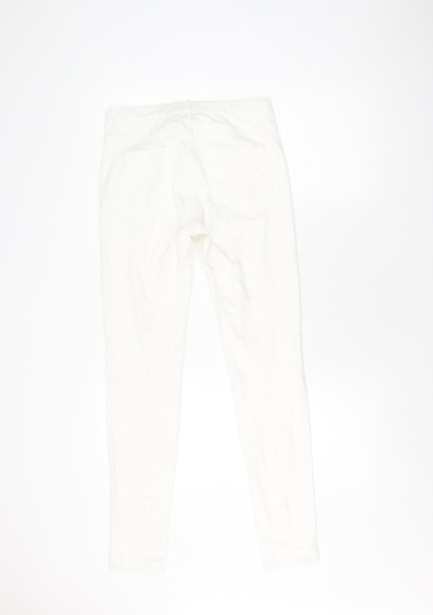 French Connection Women's White Skinny Jeans, Size 10