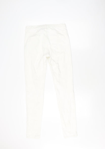 French Connection Women's White Skinny Jeans, Size 10