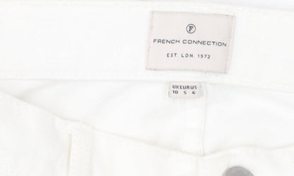 French Connection Women's White Skinny Jeans, Size 10