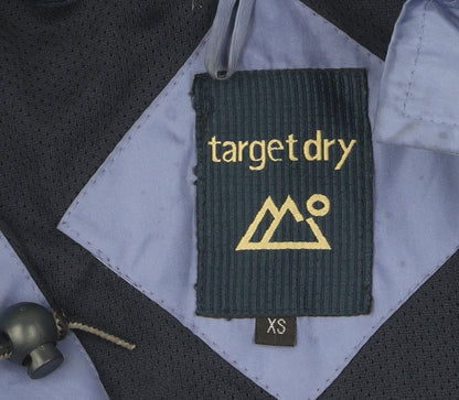 Target Dry Women's Blue Rain Coat XS Waterproof