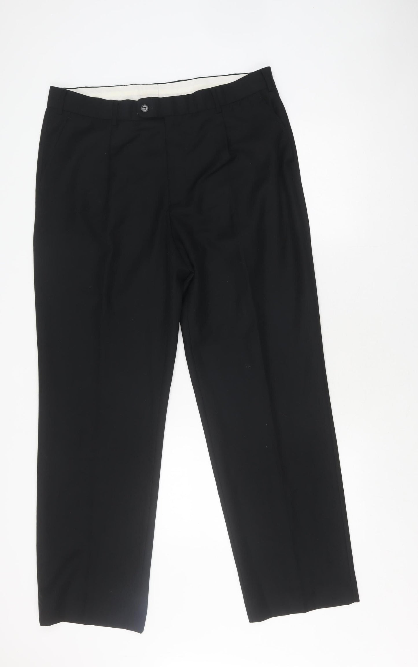 Burton Black Men's Dress Pants 38R Regular Fit