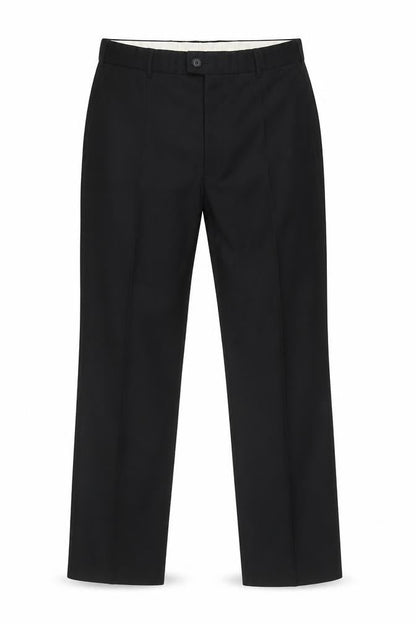 Mens UK Size 38R Burton Regular Fit Dress Pants Black Trousers