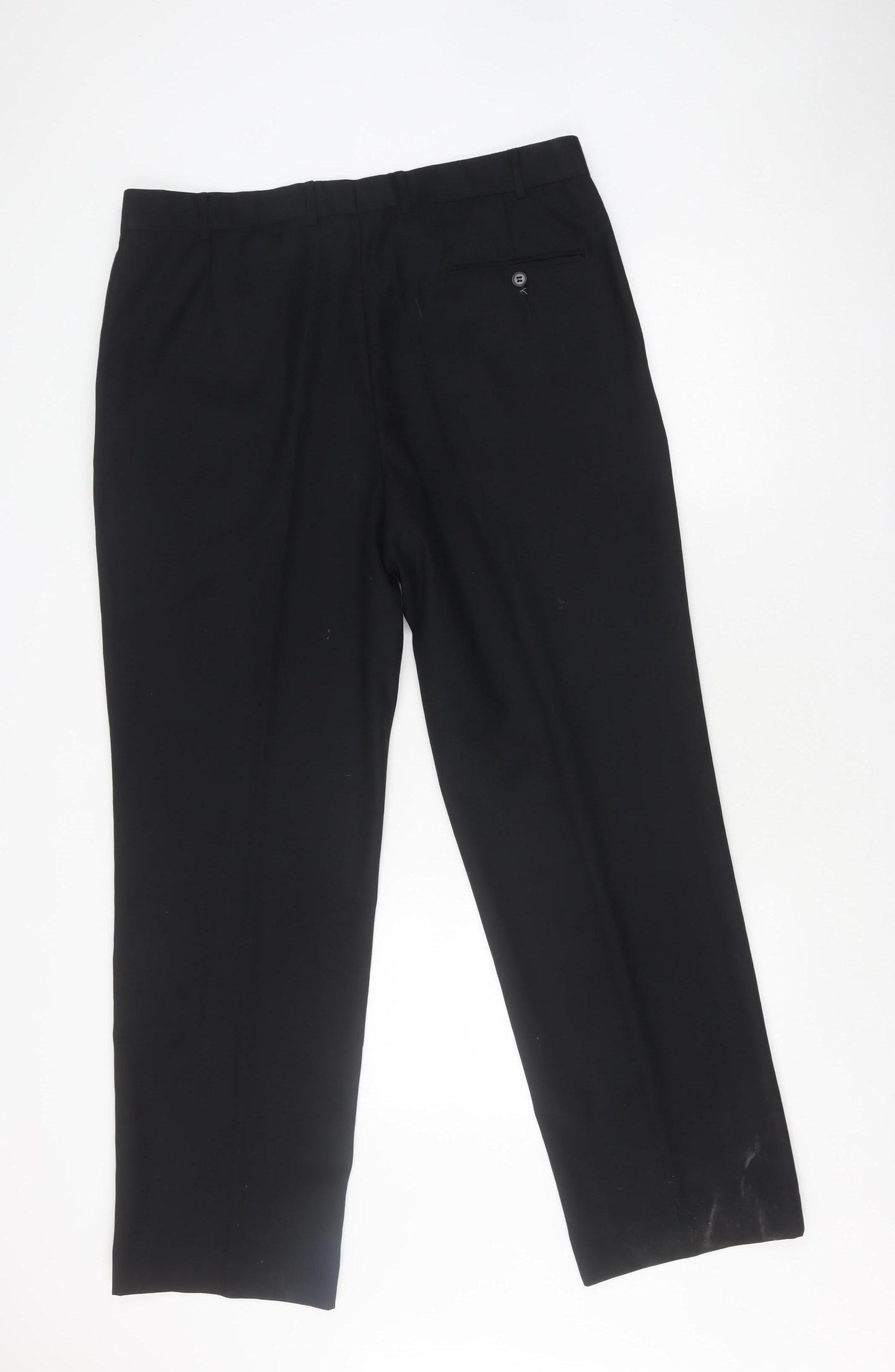Burton Black Men's Dress Pants 38R Regular Fit