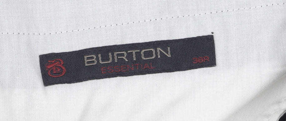 Burton Black Men's Dress Pants 38R Regular Fit