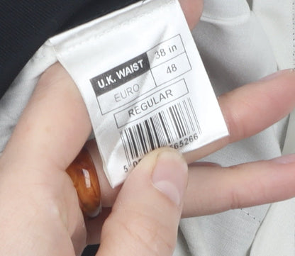 Burton Black Men's Dress Pants 38R Regular Fit