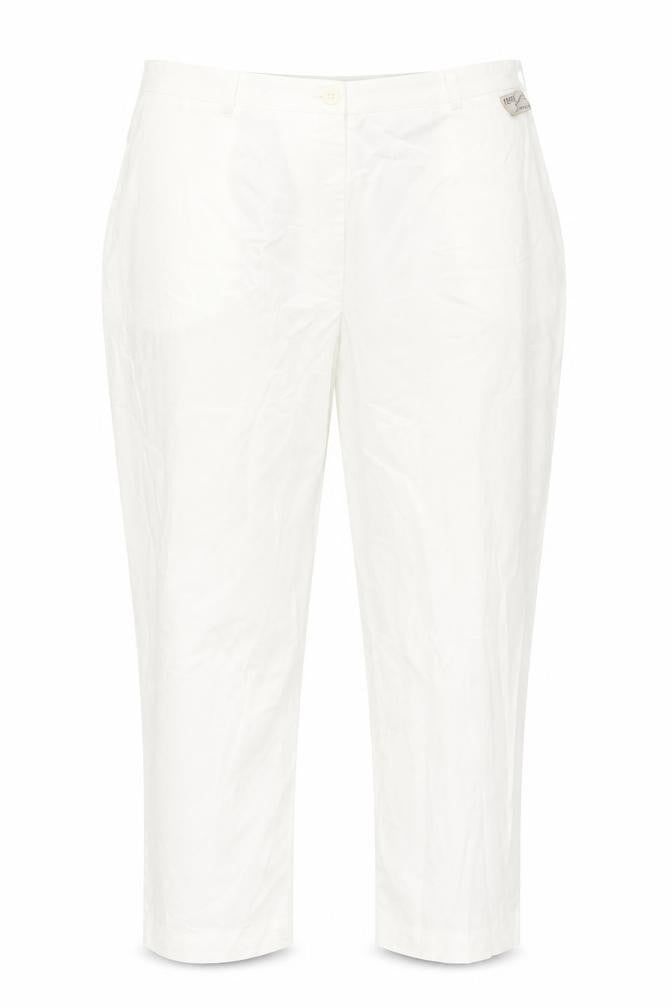 Womens UK Size 25 GARDEUR   White Trousers