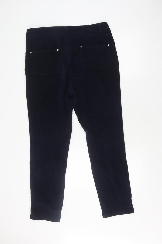First Avenue Women's Blue Skinny Trousers