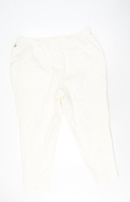 Womens UK Size 24 GARDEUR   Ivory Trousers