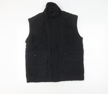 Mens UK Size L Duke Jeans Black Basic Jacket
