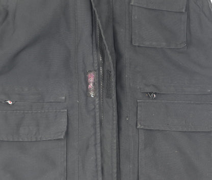 Mens UK Size L Duke Jeans Black Basic Jacket
