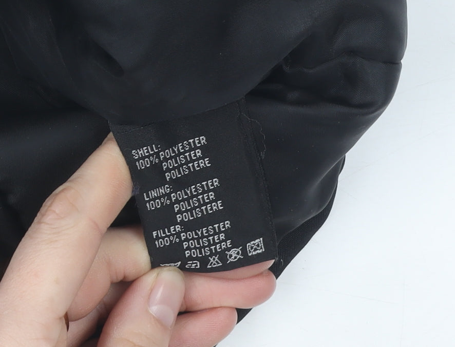Mens UK Size L Duke Jeans Black Basic Jacket
