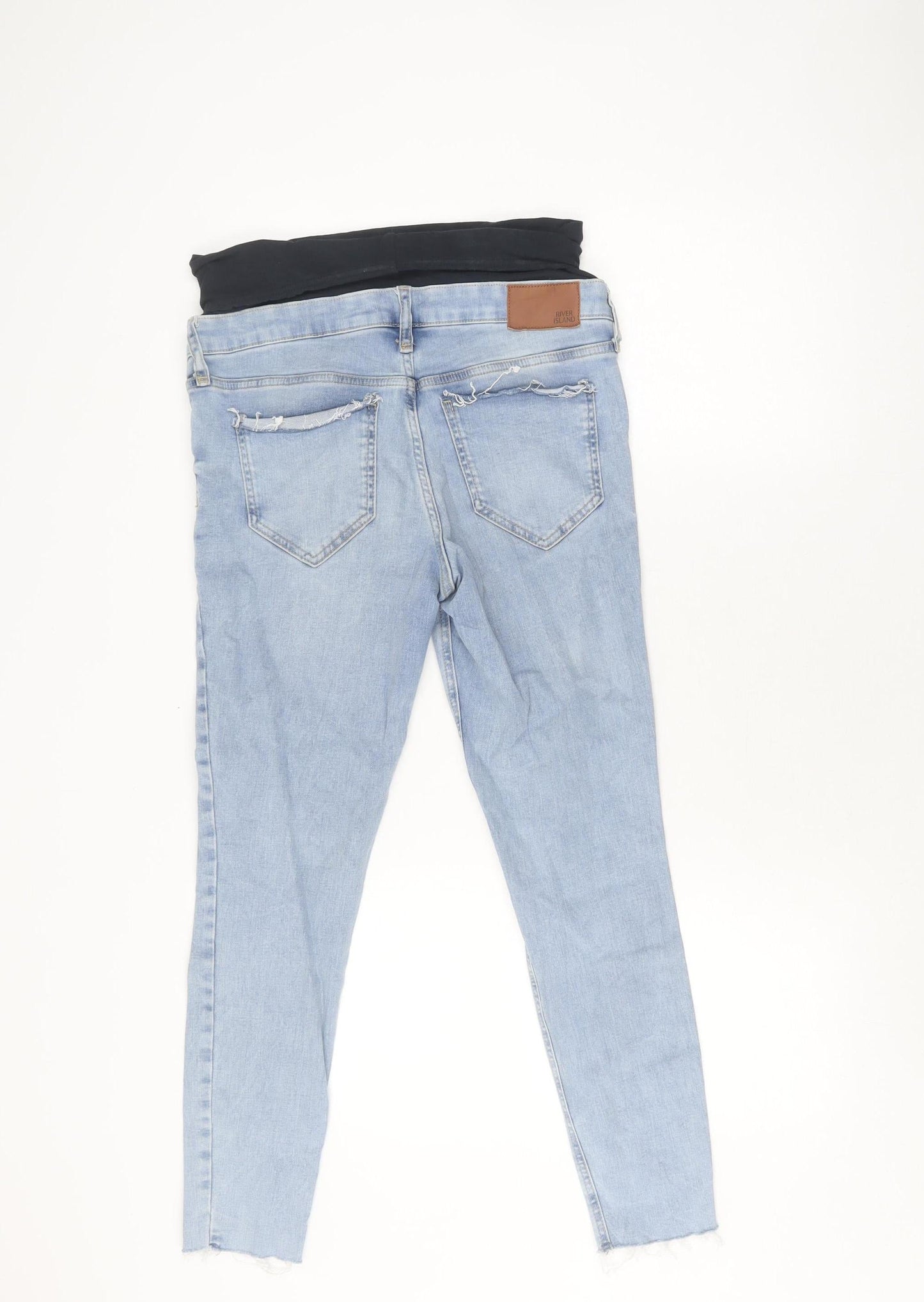 River Island Maternity Blue Jeans Size 10 Women