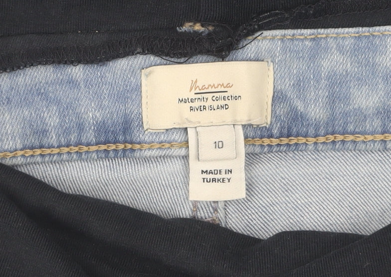 River Island Maternity Blue Jeans Size 10 Women