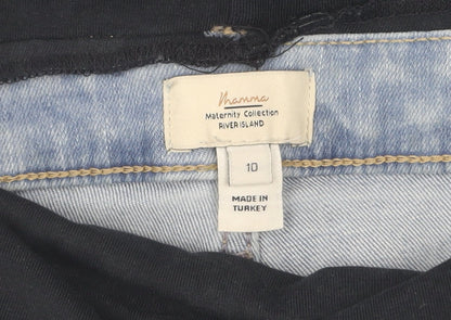 River Island Maternity Blue Jeans Size 10 Women