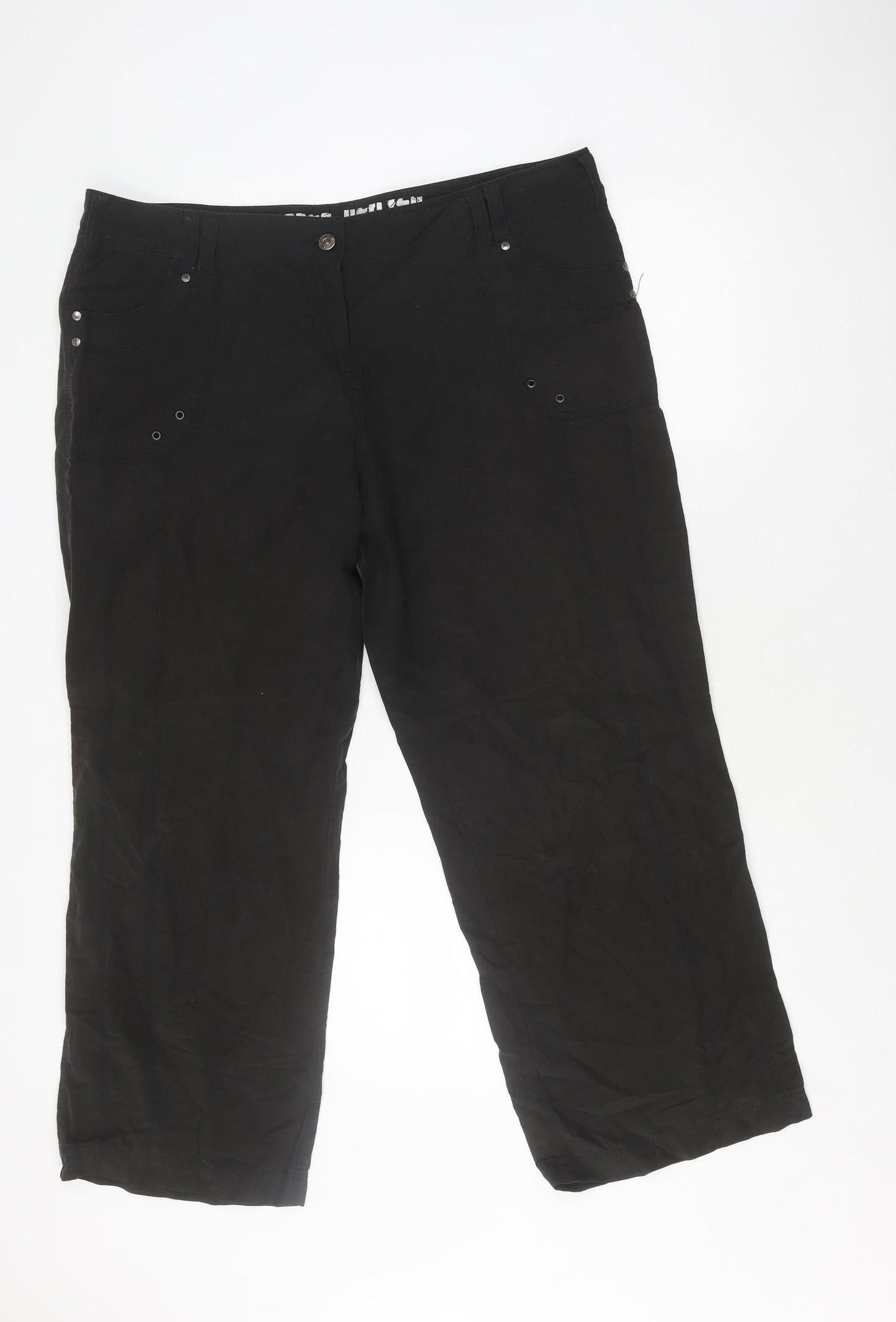 New Look Women's Black Casual Trousers Size 18