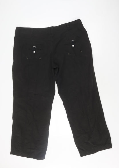 New Look Women's Black Casual Trousers Size 18