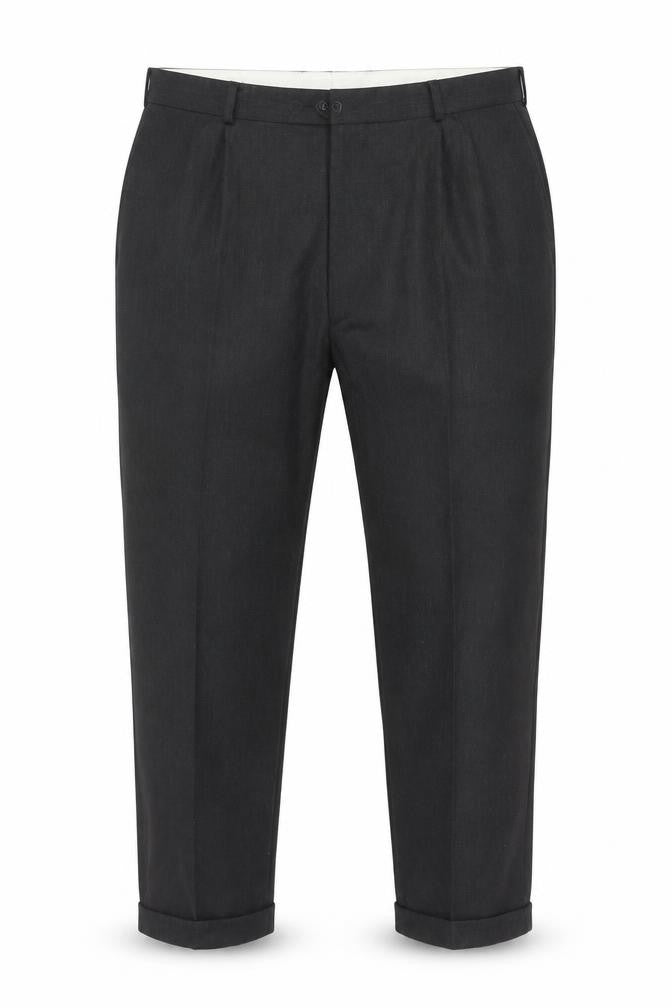Mens UK Size 46S Sergio Rovi   Black Trousers